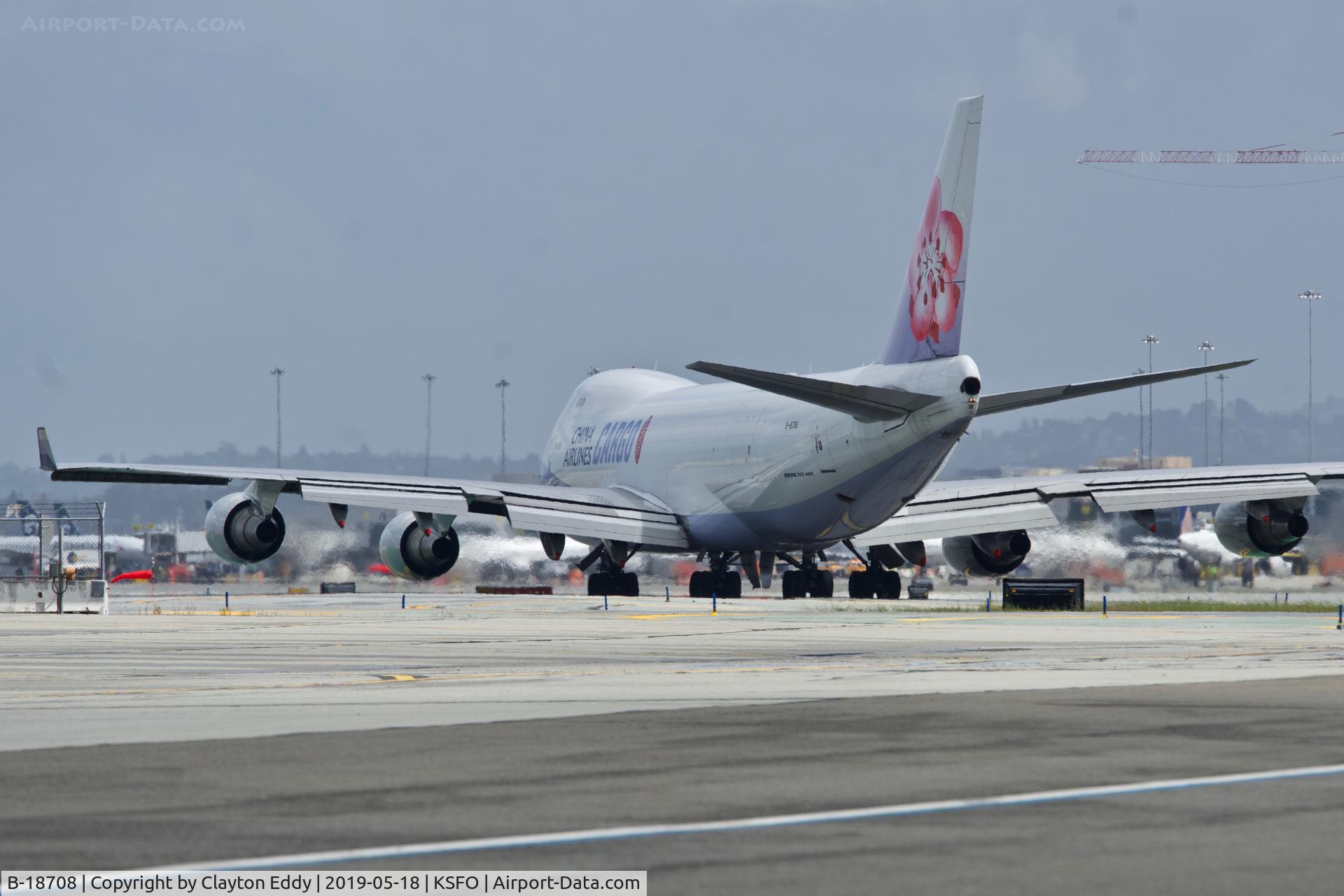 B-18708, 2001 Boeing 747-409F/SCD C/N 30765, SFO 2019.