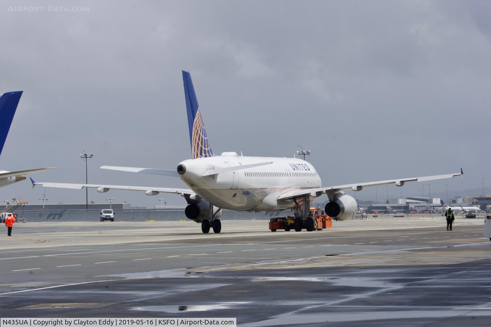 N435UA, 1996 Airbus A320-232 C/N 613, SFO 2019.