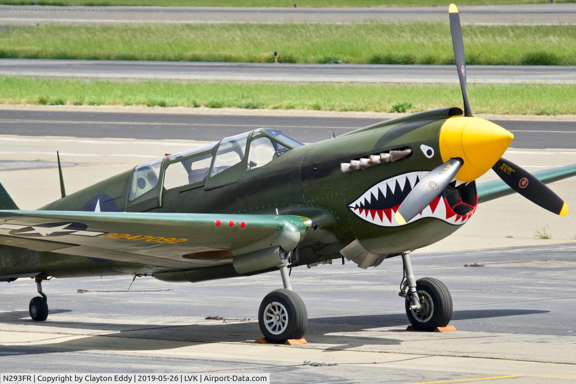 N293FR, 1944 Curtiss TP-40N Warhawk C/N 42-104721 (28483), Collings Foundation at theLivermore Airport California  2019.