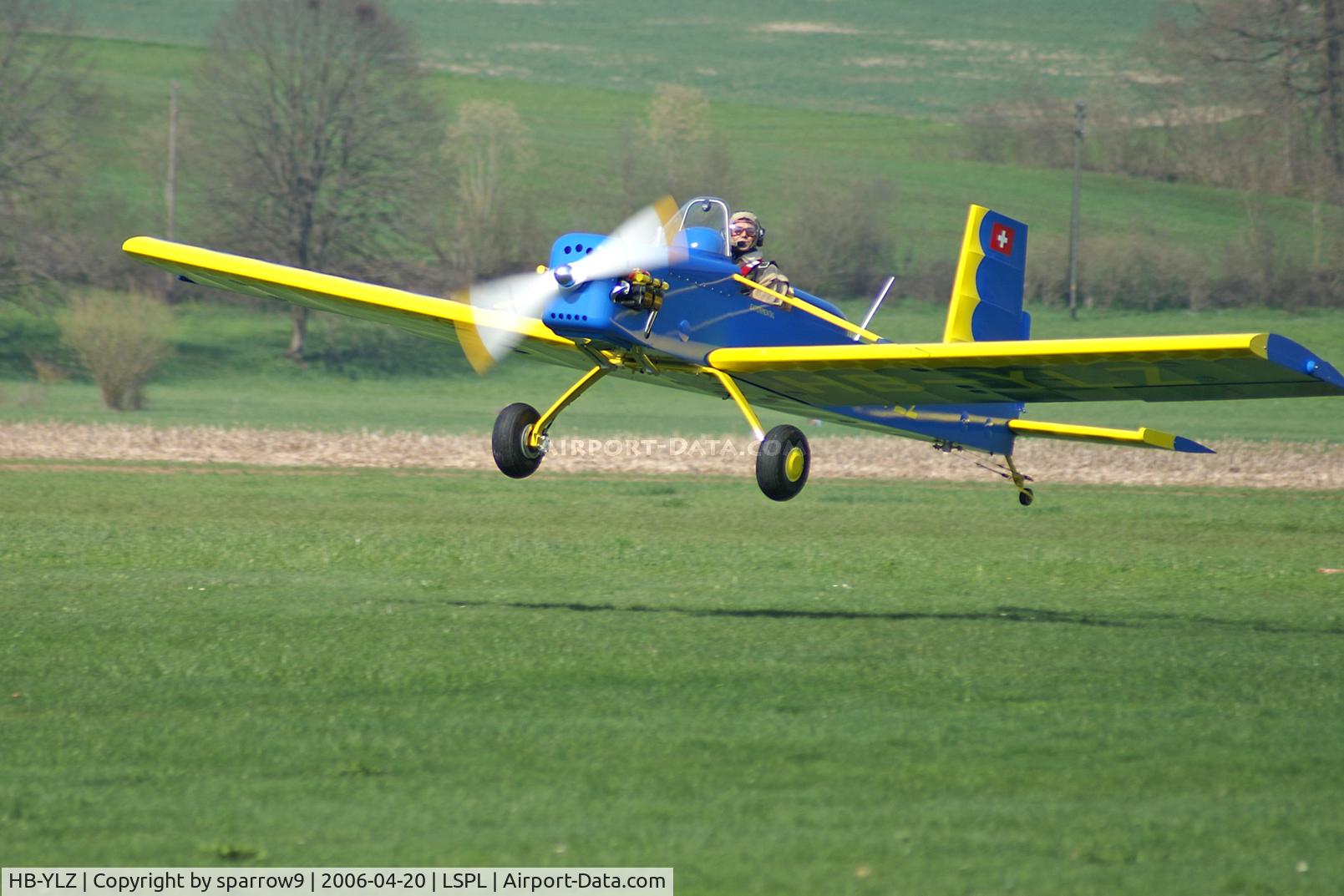 HB-YLZ, 2006 Evans VP-1 Volksplane C/N V1646, Landing at Langenthal-Bleienbach airfield