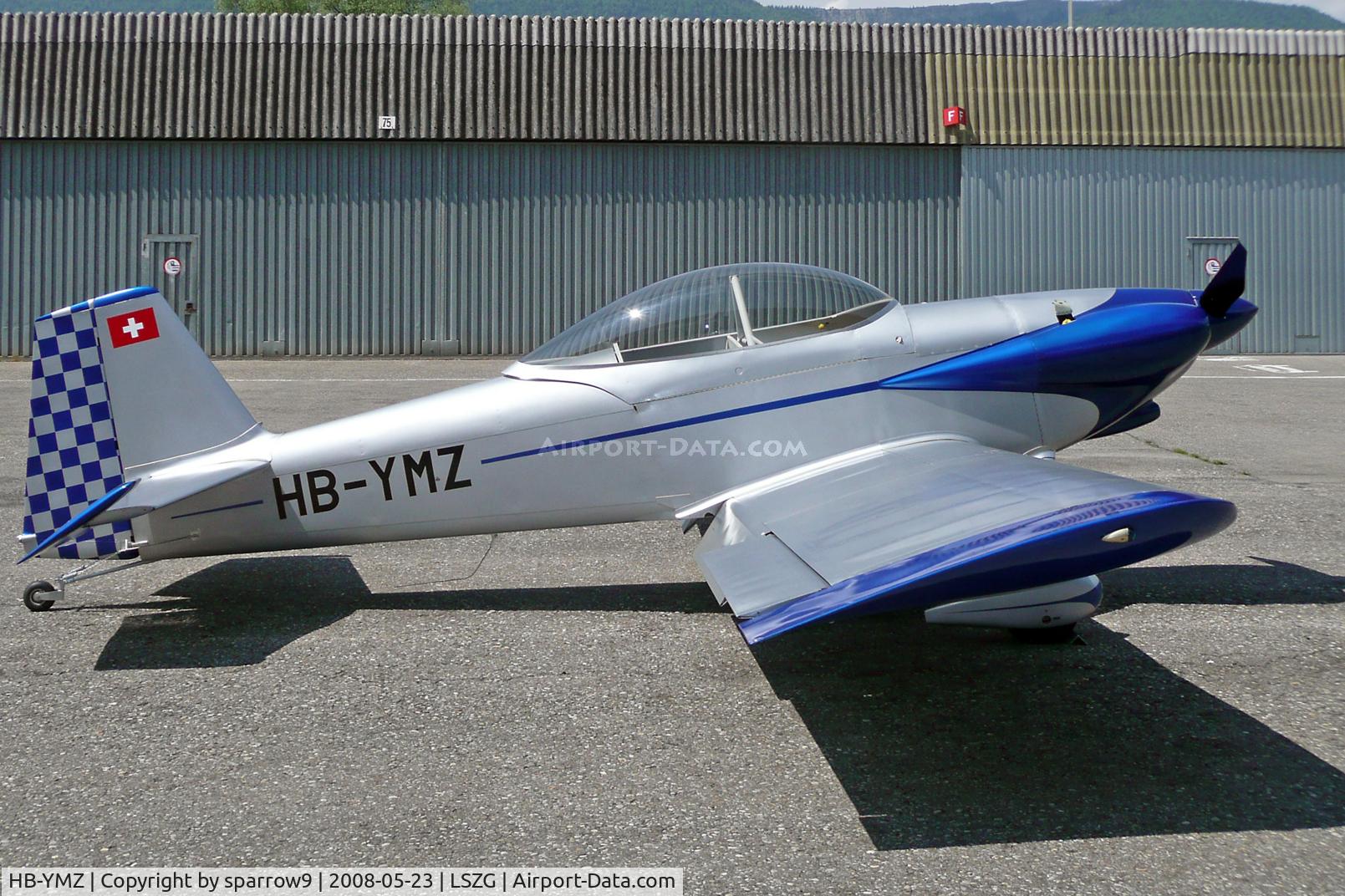 HB-YMZ, 2008 Vans RV-4 C/N 2422, One month after the first flight, at Grenchen.