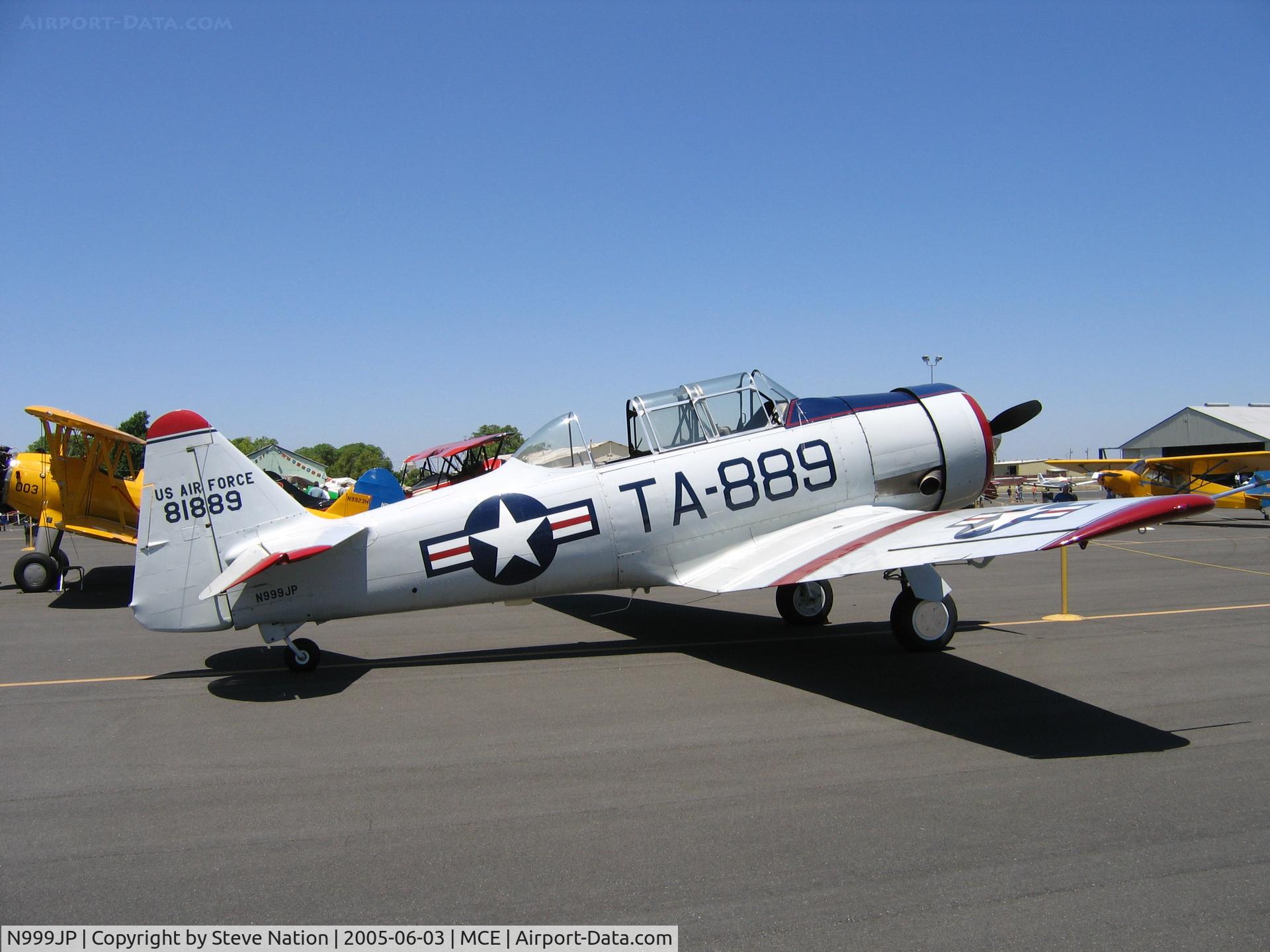 N999JP, North American AT-6F C/N 44-81889, 1944 AT-6F (44-41889) as USAF