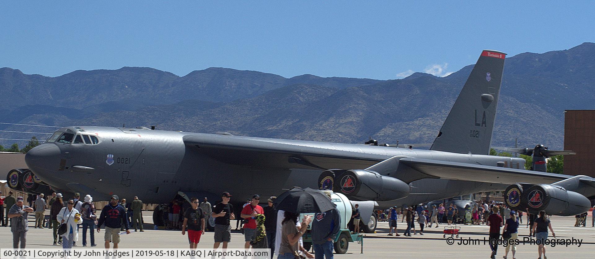 60-0021, 1960 Boeing B-52H Stratofortress C/N 464386, On display at Kirtland