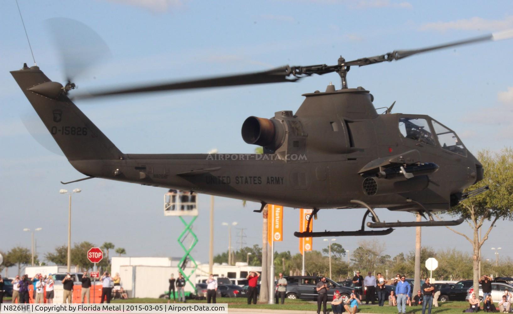 N826HF, 1967 Bell AH-1F Cobra C/N 67-15826, AH-1F at Heliexpo Orlando