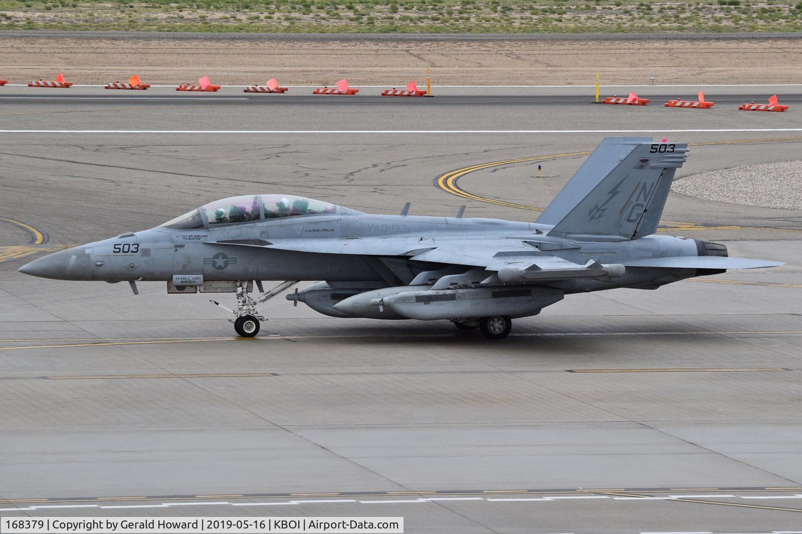 168379, Boeing EA-18G Growler C/N G-65, Taxiing on Alpha.
