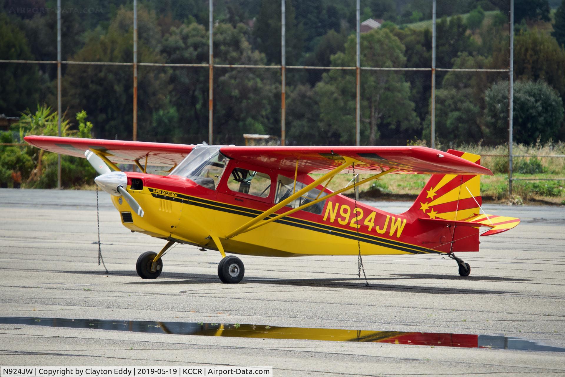 N924JW, 2000 American Champion 8KCAB Decathlon C/N 860-2000, Buchanan Field Concord California 2019.
