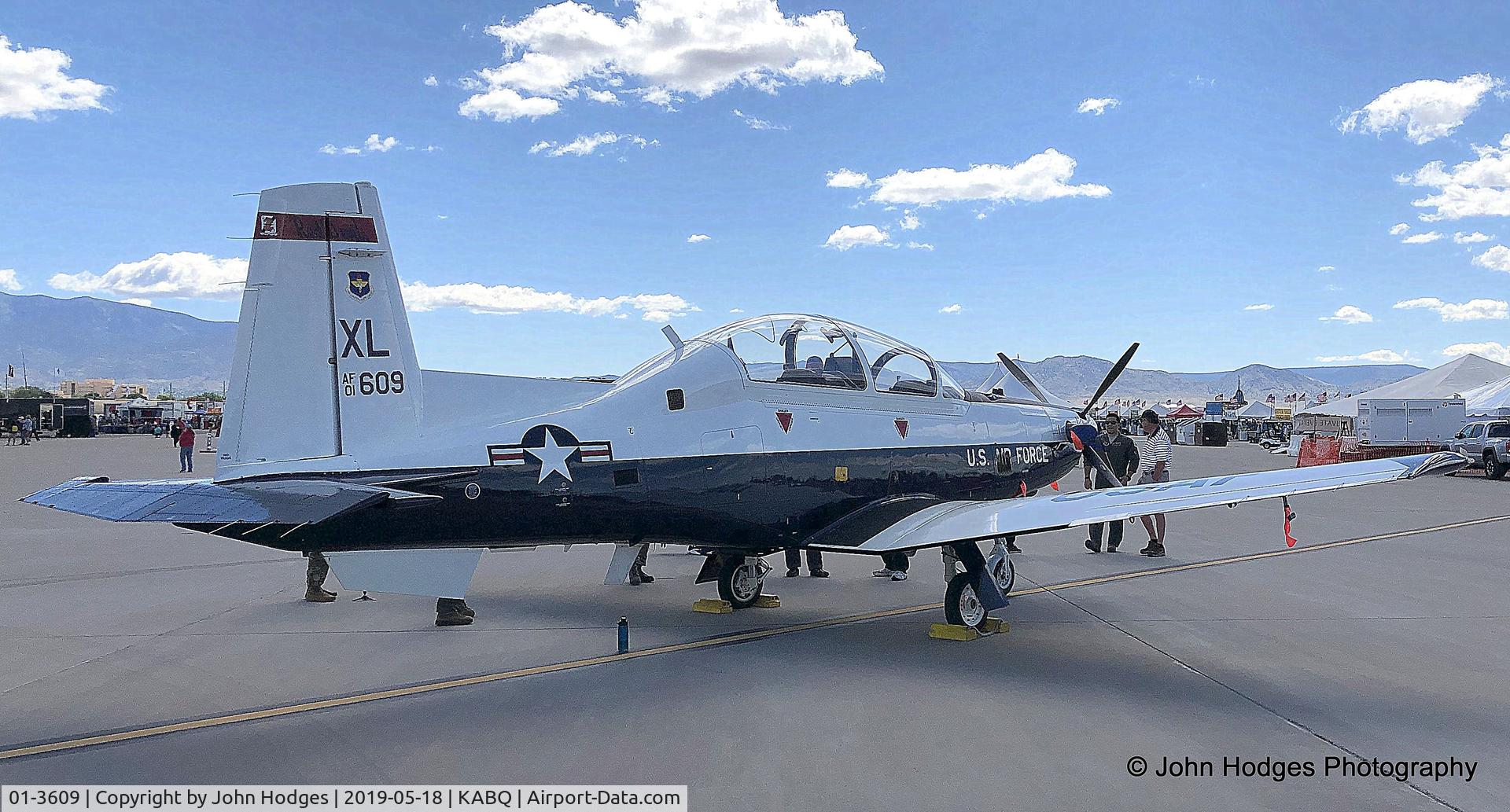 01-3609, 2001 Raytheon T-6A Texan II C/N PT-130, Pay a visit to ABQ