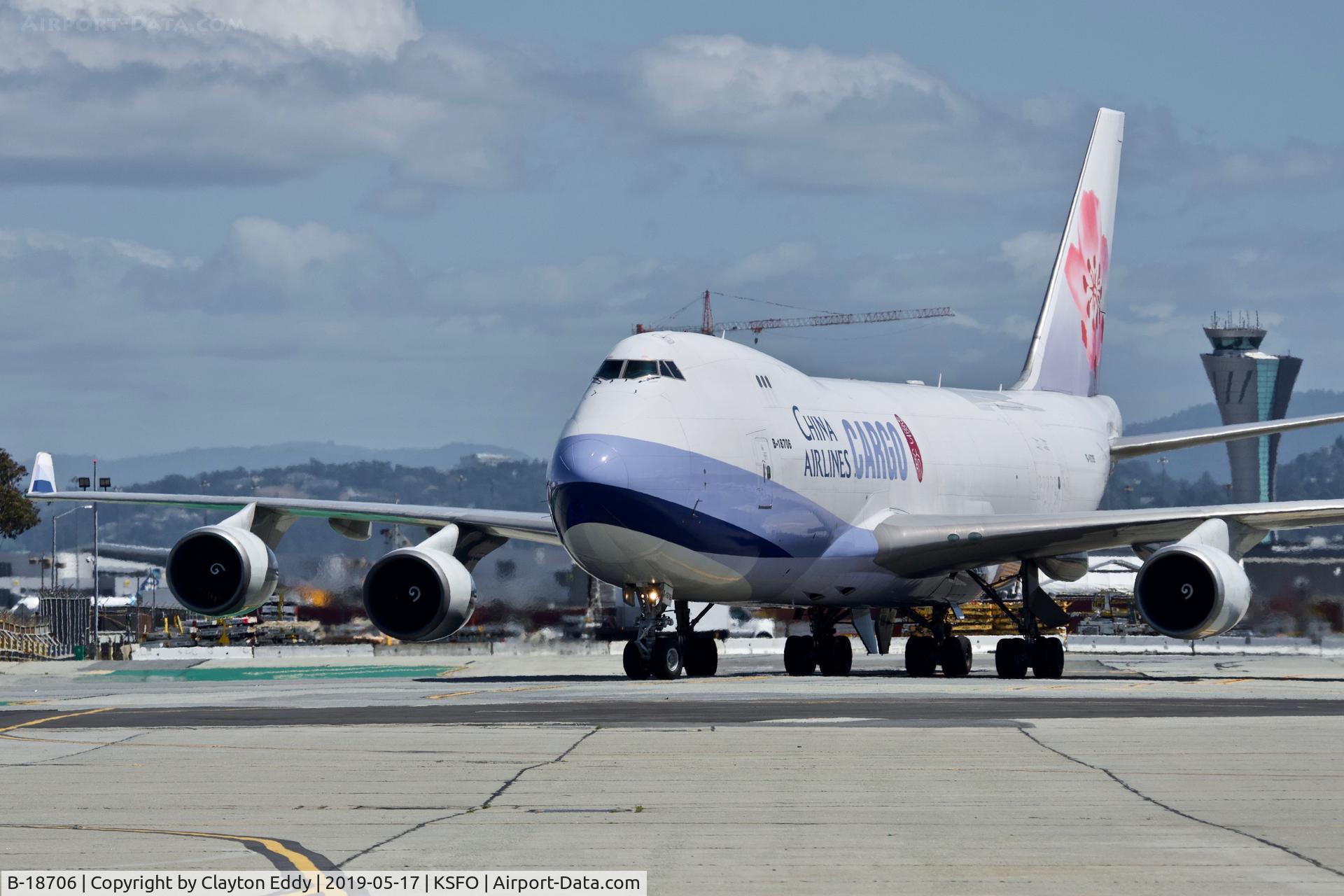 B-18706, 2001 Boeing 747-409F/SCD C/N 30763, SFO 2019.