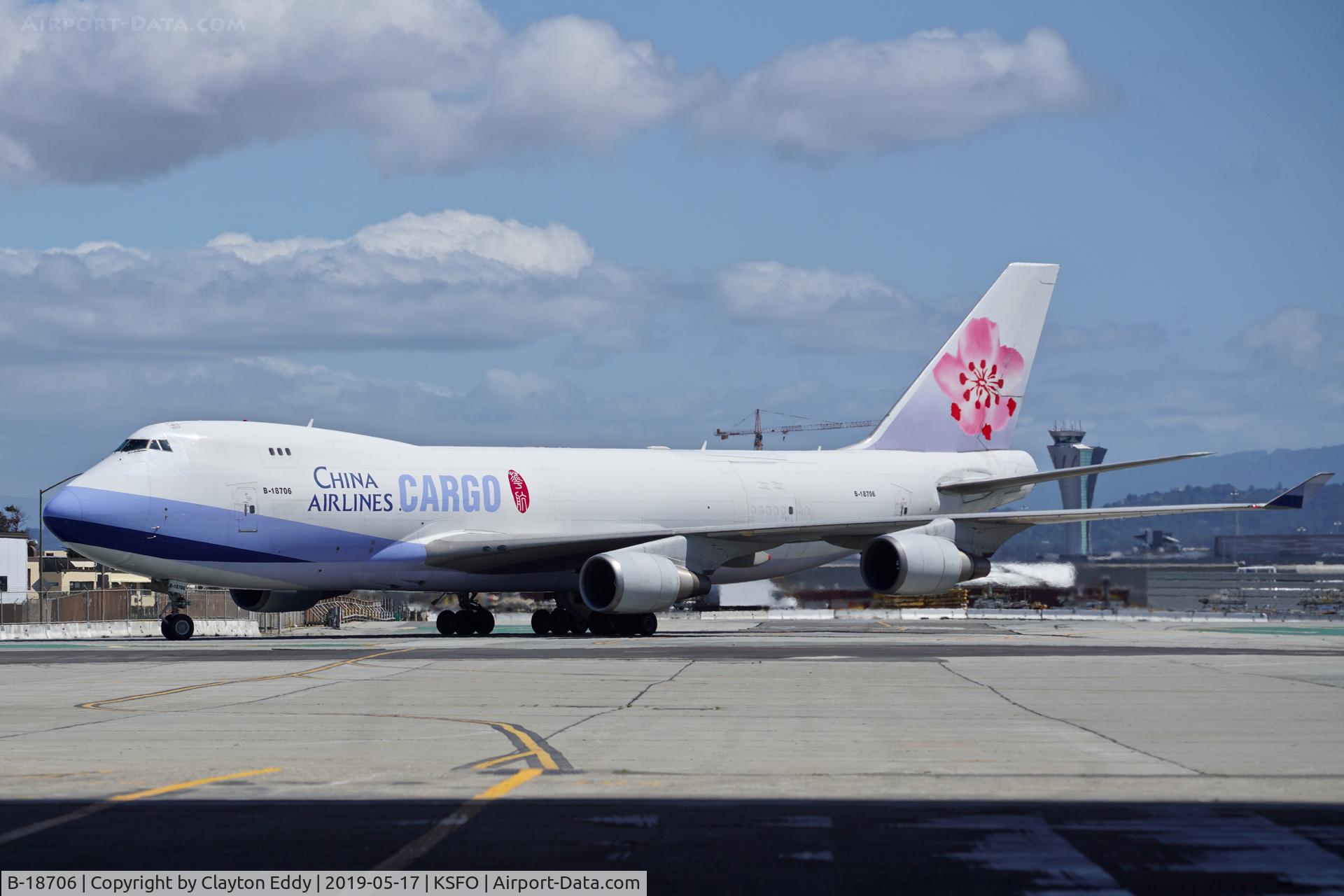 B-18706, 2001 Boeing 747-409F/SCD C/N 30763, SFO 2019.