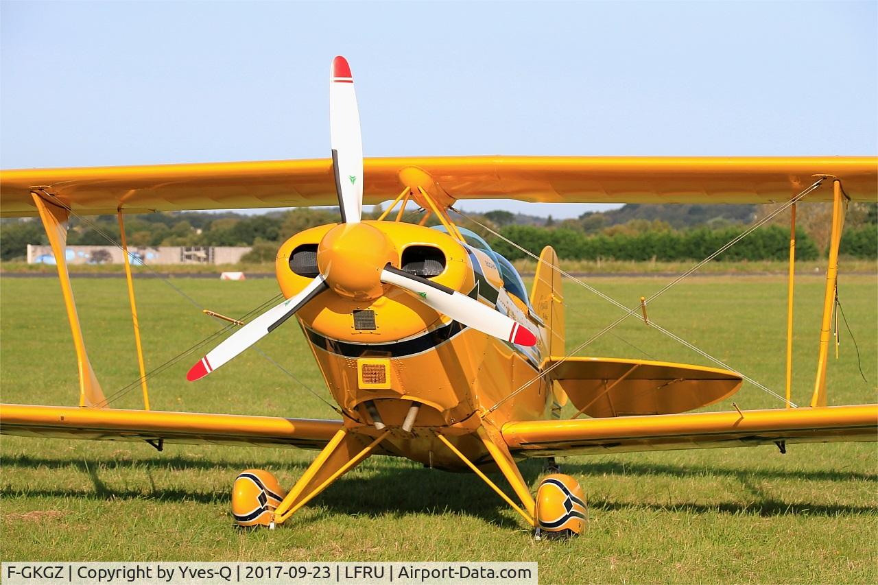 F-GKGZ, 1977 Pitts S-2A Special C/N 2149, Pitts S-2A Special, Static display, Morlaix-Ploujean airport (LFRU-MXN) air show 2017