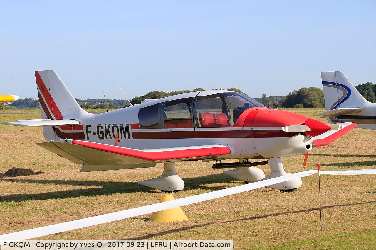 F-GKQM, Robin DR-400-120 Dauphin 2+2 C/N 2057, Robin DR.400-120 Dauphin, Static display, Morlaix-Ploujean airport (LFRU-MXN) air show 2017