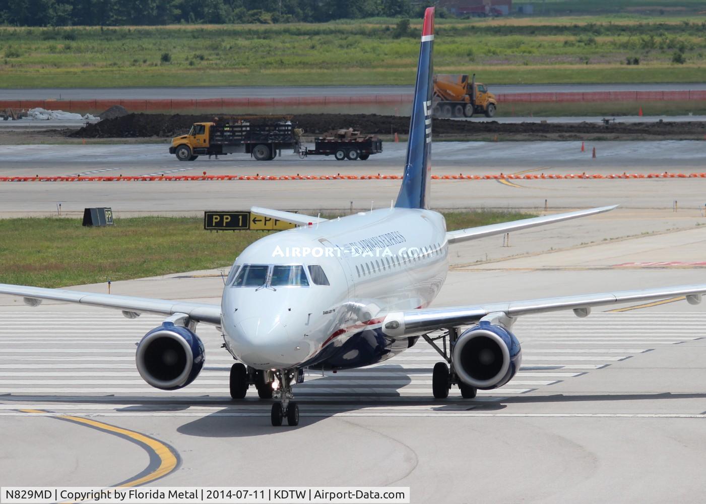 N829MD, 2005 Embraer 170SU (ERJ-170-100SU) C/N 17000049, US Airways Express