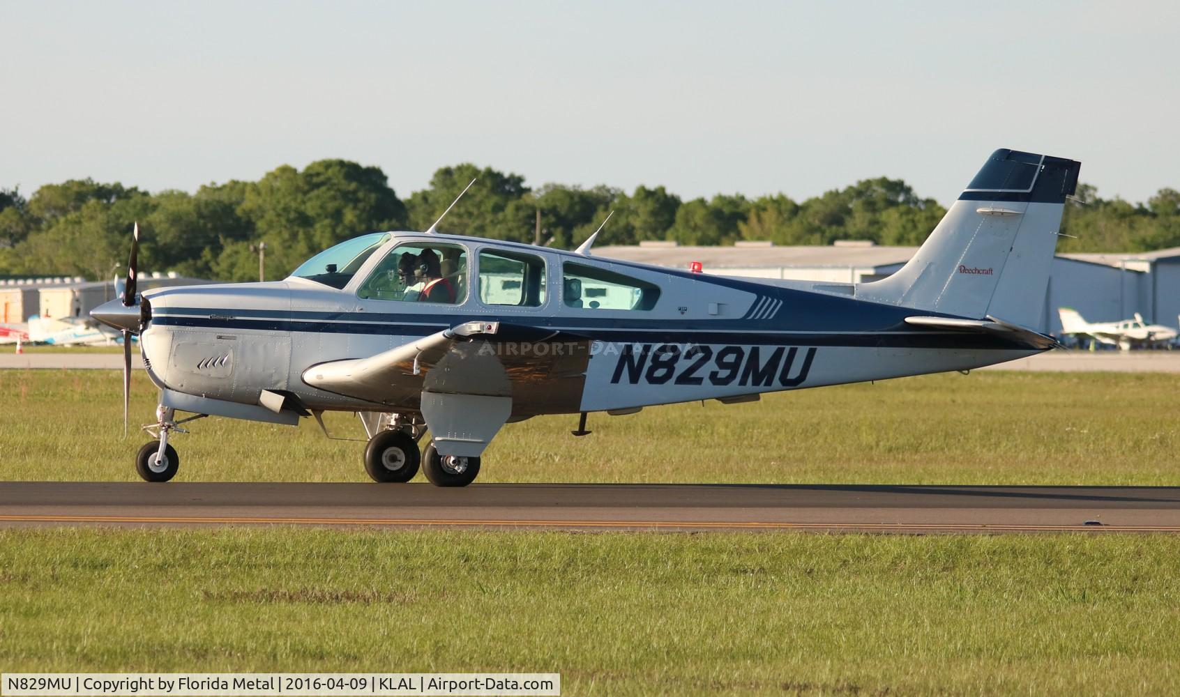 N829MU, 1990 Beech F33A Bonanza C/N CE-1483, Beech F33A