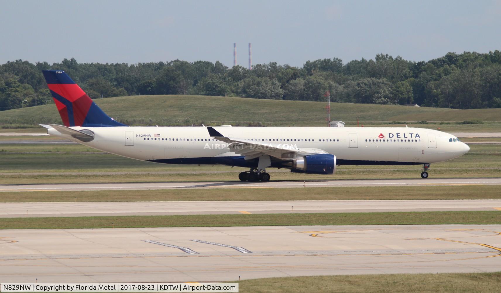 N829NW, 2016 Airbus A330-302 C/N 1721, Delta