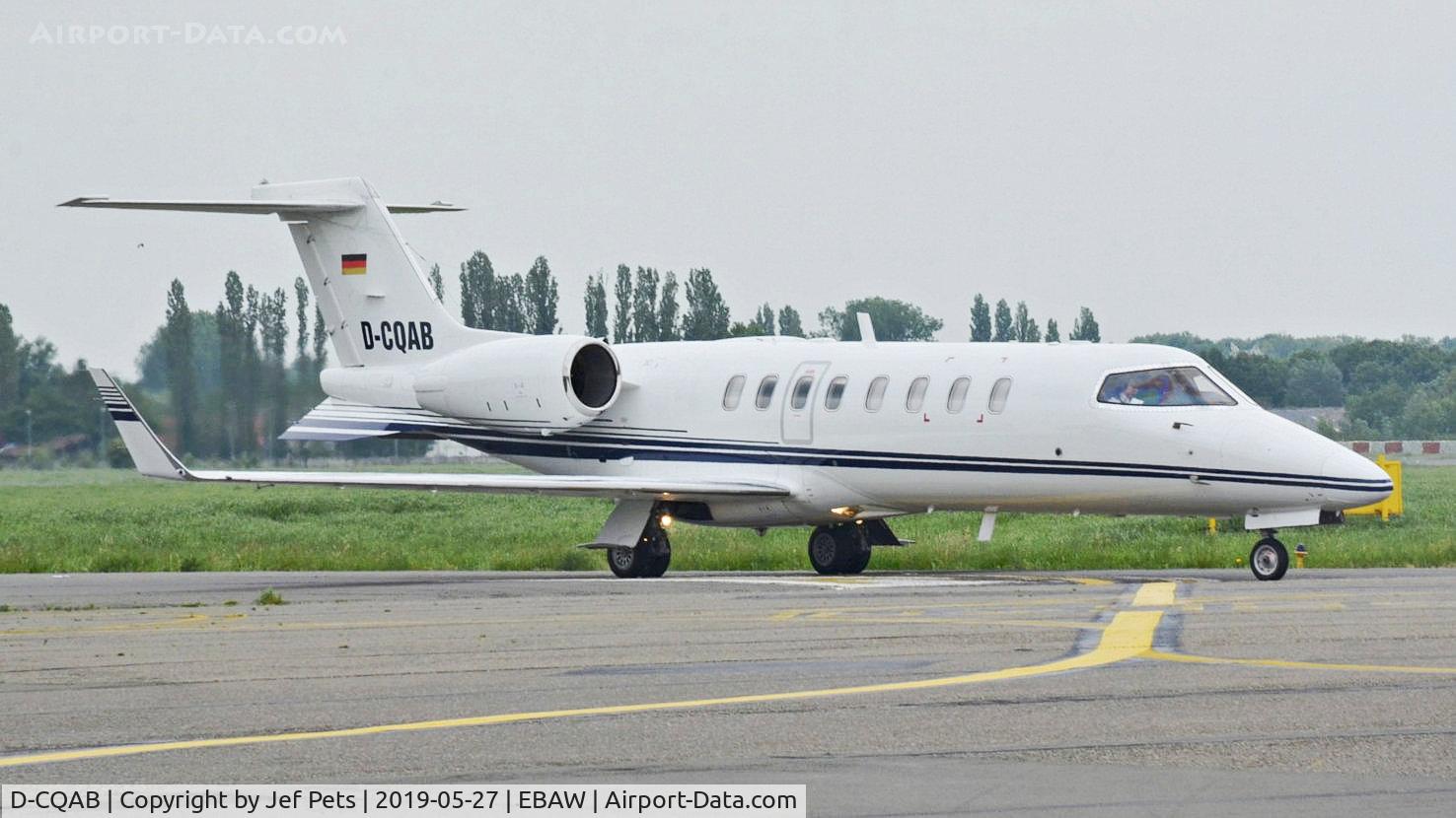 D-CQAB, 2007 Learjet 45 C/N 45-347, At Antwerp Airport.