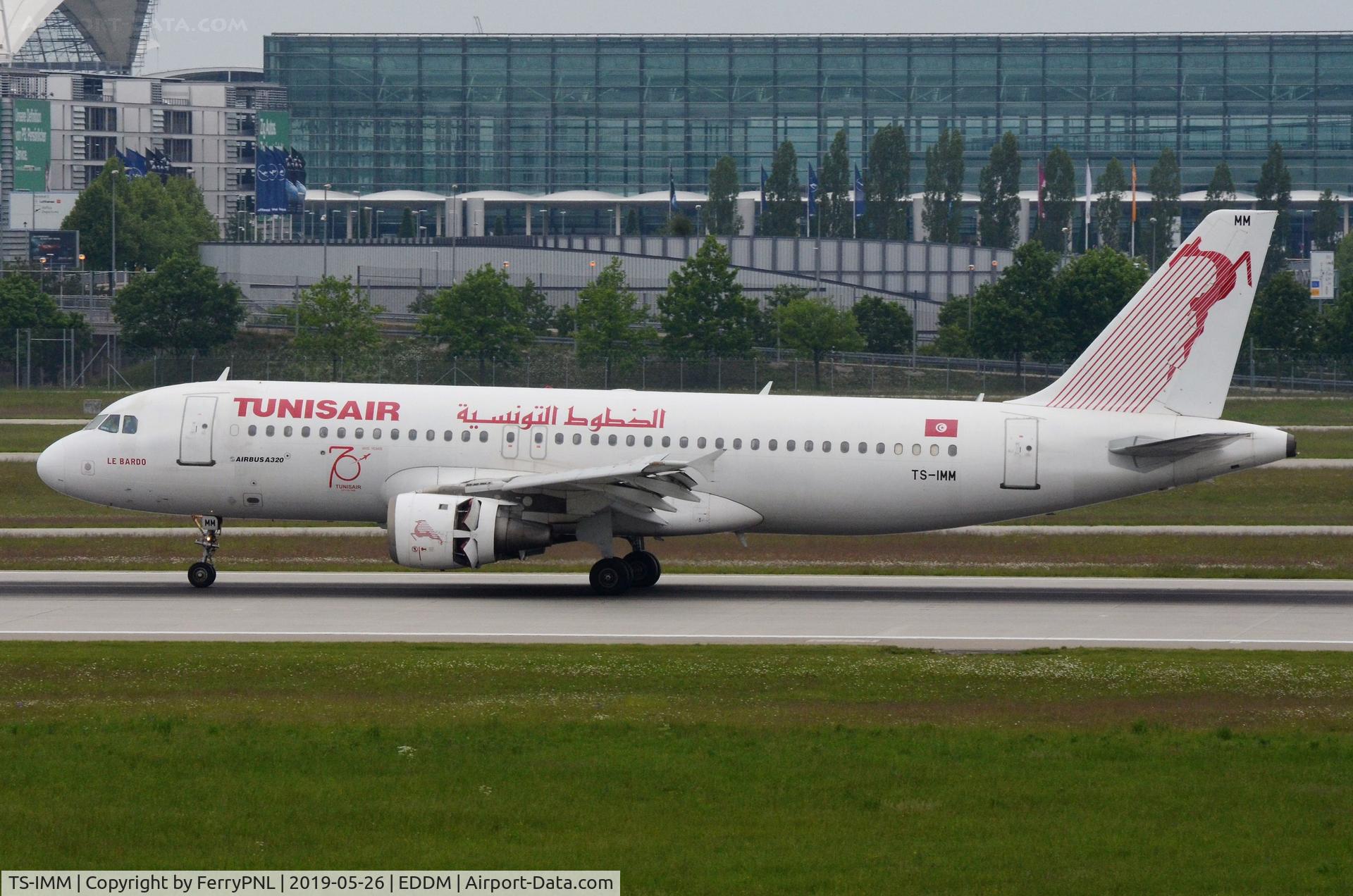 TS-IMM, 1999 Airbus A320-211 C/N 0975, Tunisair A320