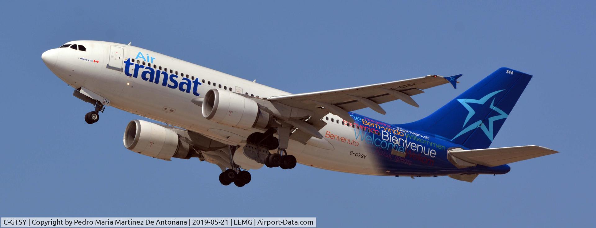 C-GTSY, 1988 Airbus A310-304 C/N 447, Aeropuerto de Málaga - Spain
