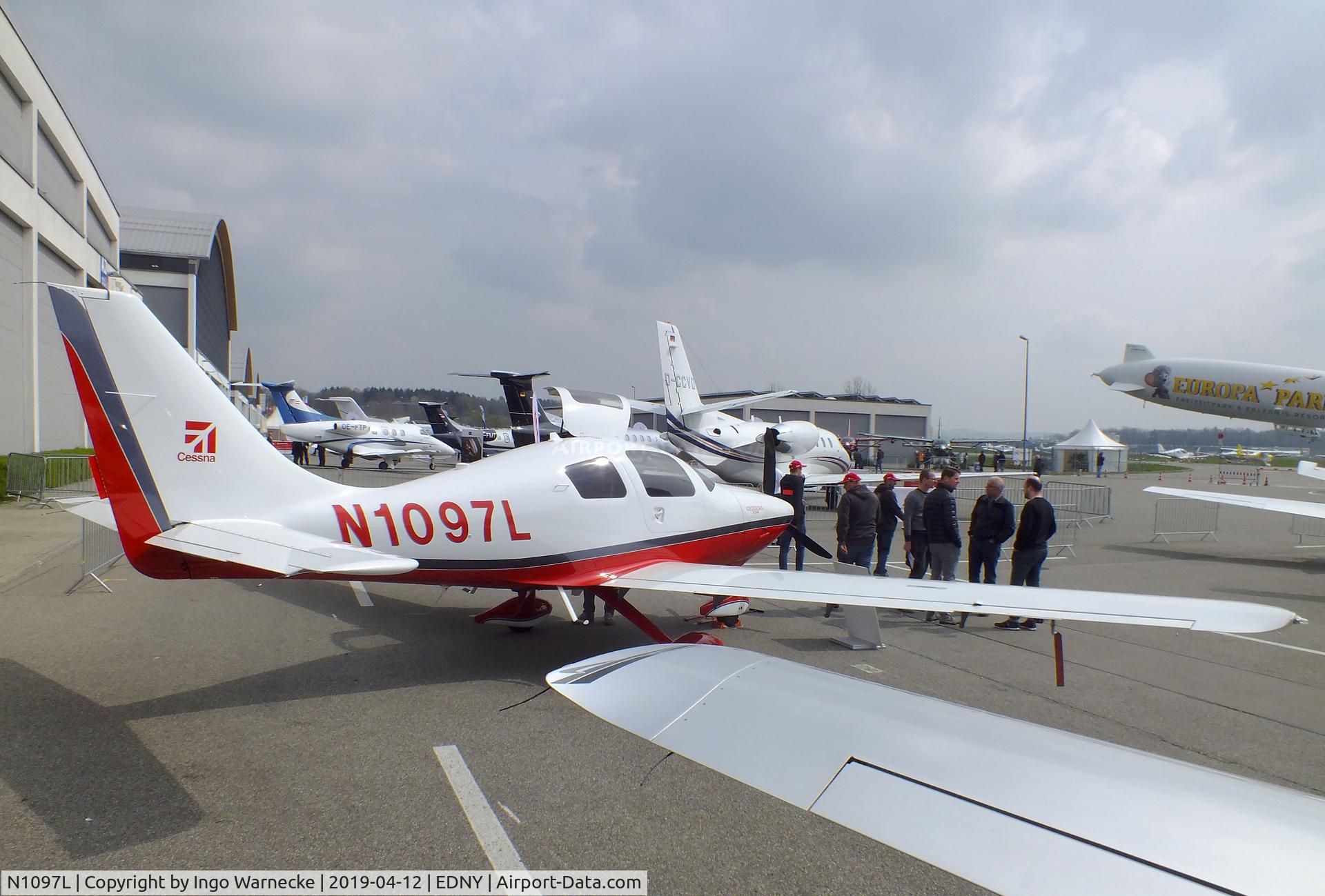 N1097L, 2008 Cessna LC42-550FG C/N 421006, Cessna 400 Corvalis LC42-550FG at the AERO 2019, Friedrichshafen