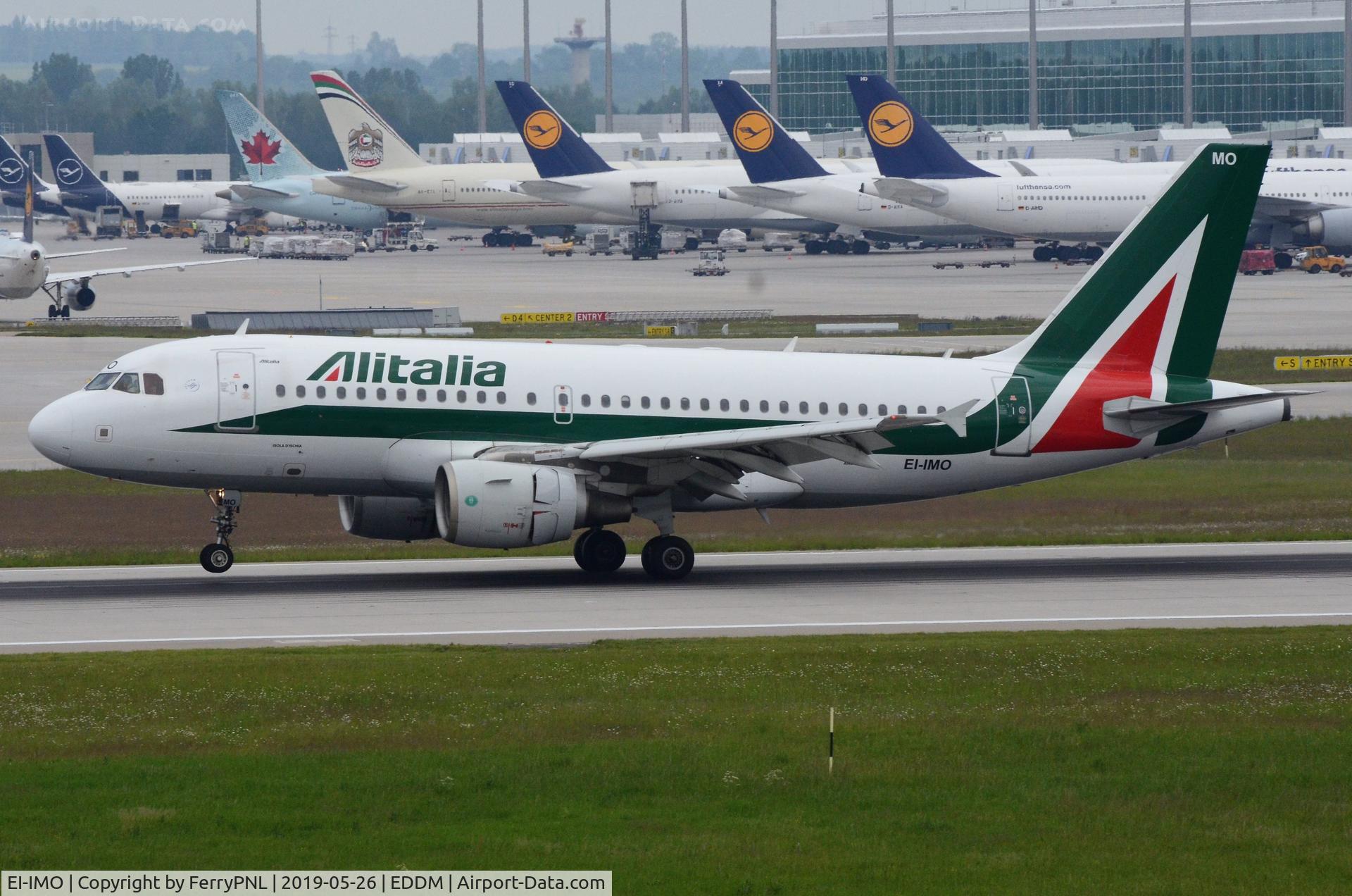 EI-IMO, 2002 Airbus A319-112 C/N 1770, Arrival of Alitalia A319