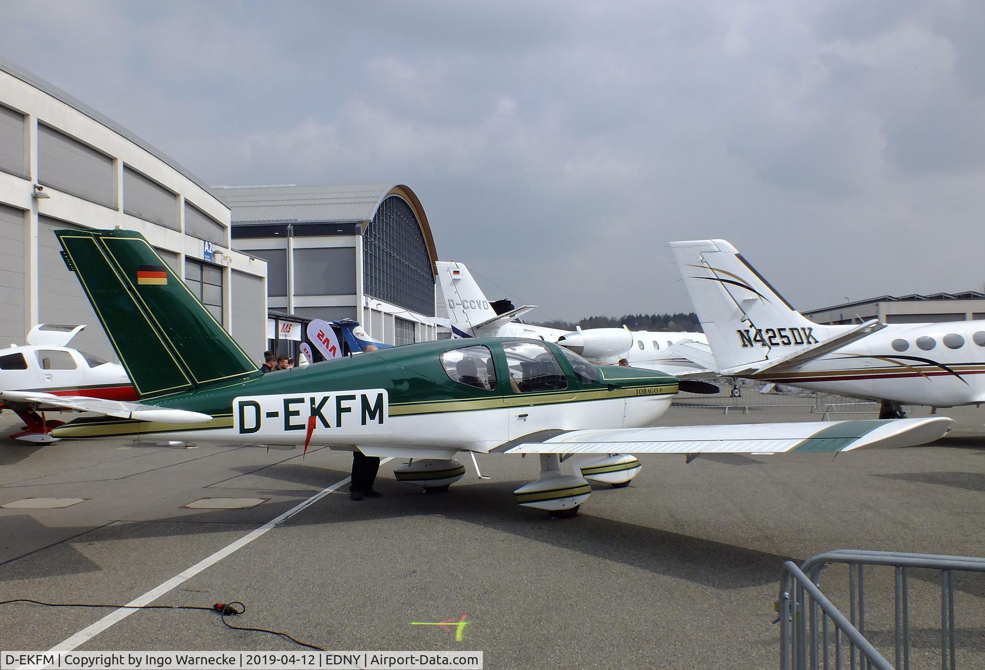 D-EKFM, 1987 Socata TB-10 Tobago C/N 760, Socata TB-10 Tobago at the AERO 2019, Friedrichshafen