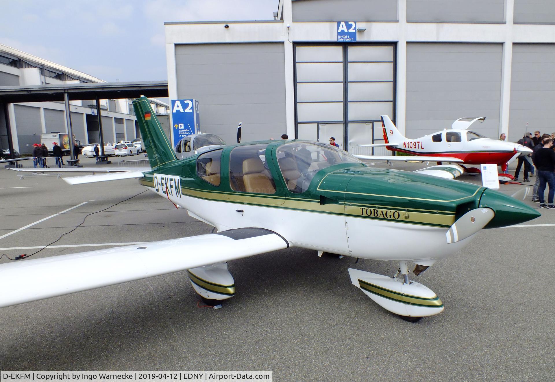 D-EKFM, 1987 Socata TB-10 Tobago C/N 760, Socata TB-10 Tobago at the AERO 2019, Friedrichshafen