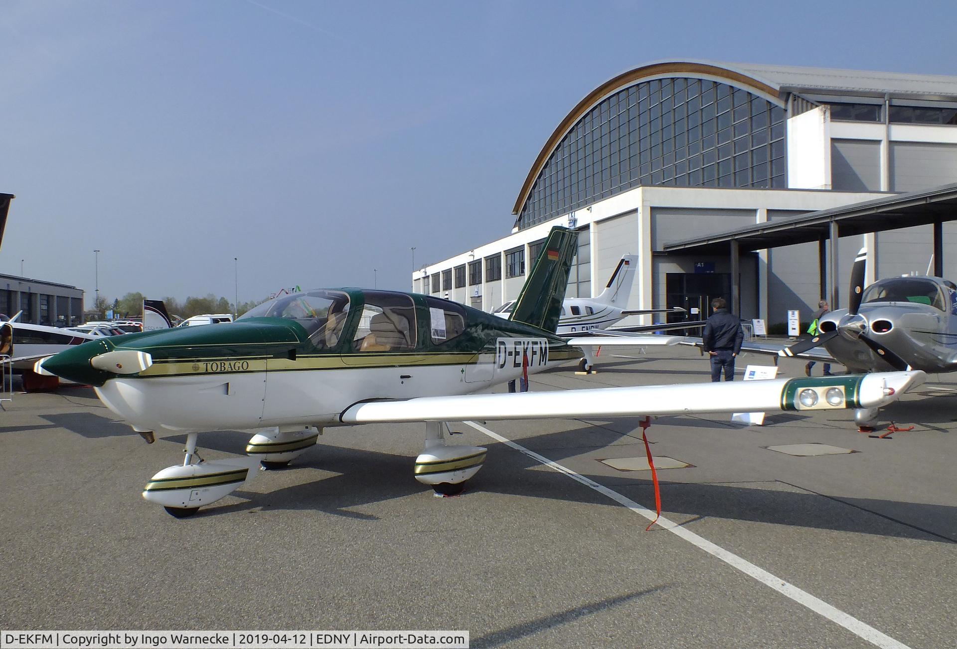 D-EKFM, 1987 Socata TB-10 Tobago C/N 760, Socata TB-10 Tobago at the AERO 2019, Friedrichshafen
