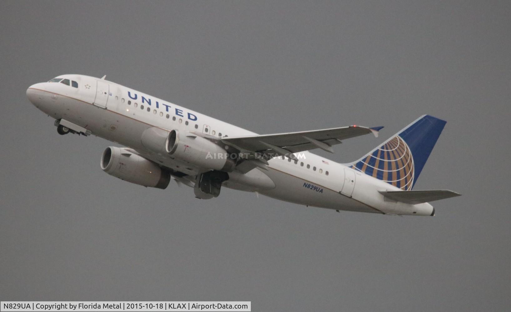 N829UA, 2000 Airbus A319-131 C/N 1211, United