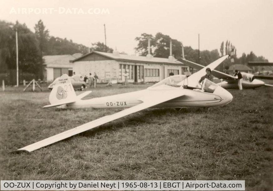 OO-ZUX, 1958 SZD SZD-8Ter Jaskolka C/N 240/58, At Ghent  -  EBGT   1965.
