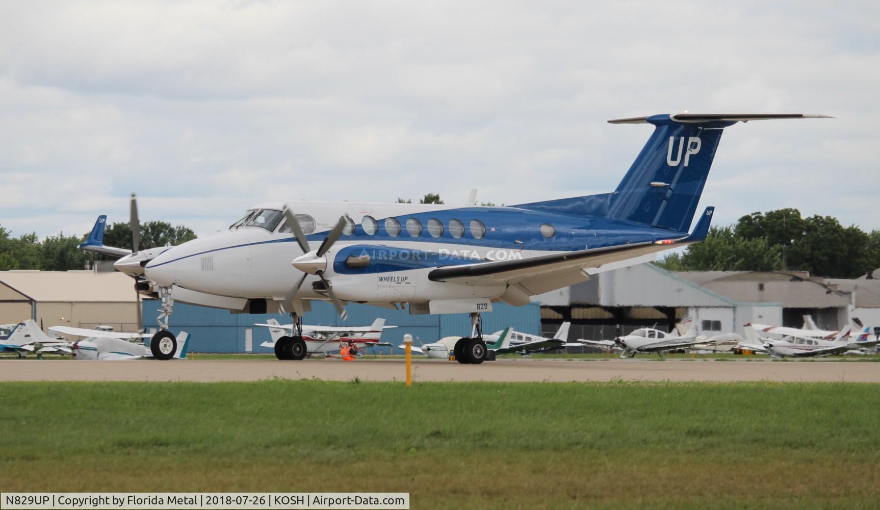 N829UP, 2014 Beechcraft B350i King Air C/N FL-933, Wheels Up