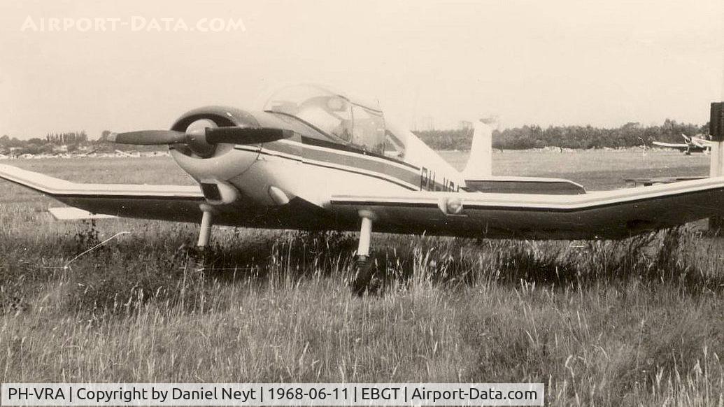 PH-VRA, 1957 SAN Jodel D-117 C/N 510, At Ghent  -  EBGT   1968.