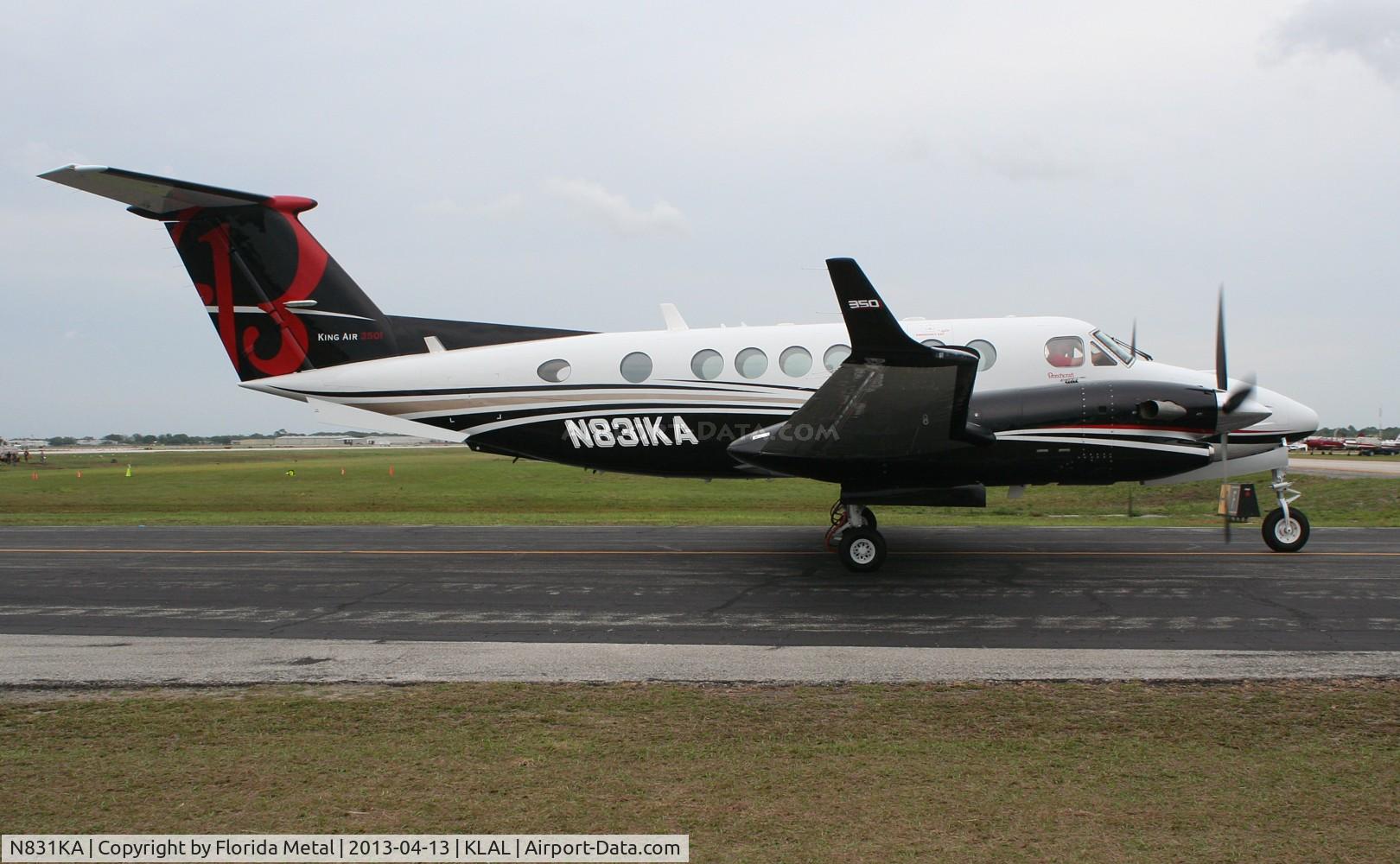 N831KA, 2013 Beechcraft B300 King Air 350 C/N FL-831, King Air 350