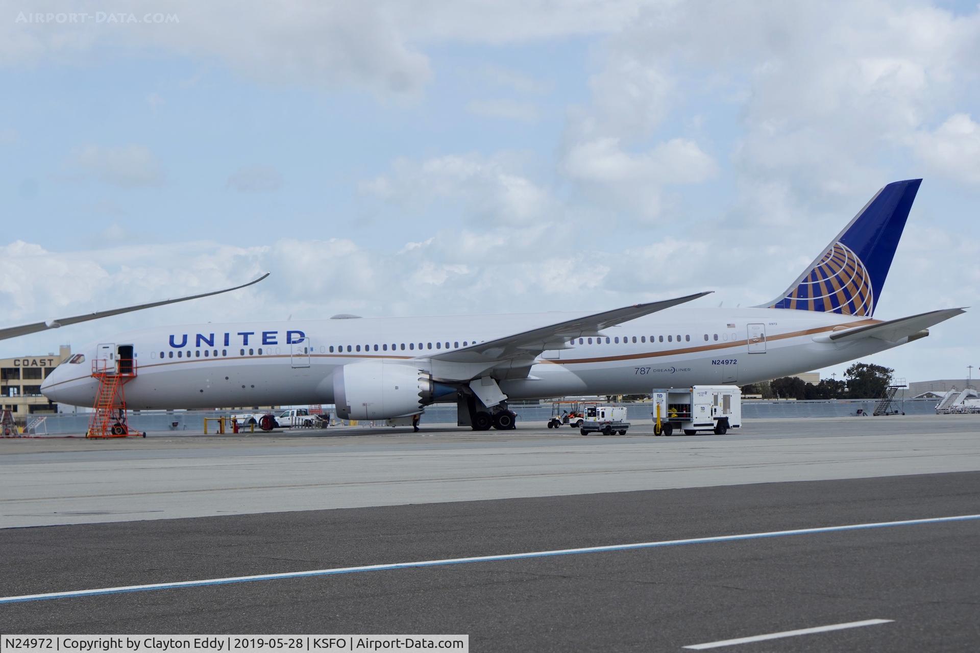 N24972, 2018 Boeing 787-9 Dreamliner C/N 40939, SFO 2019.