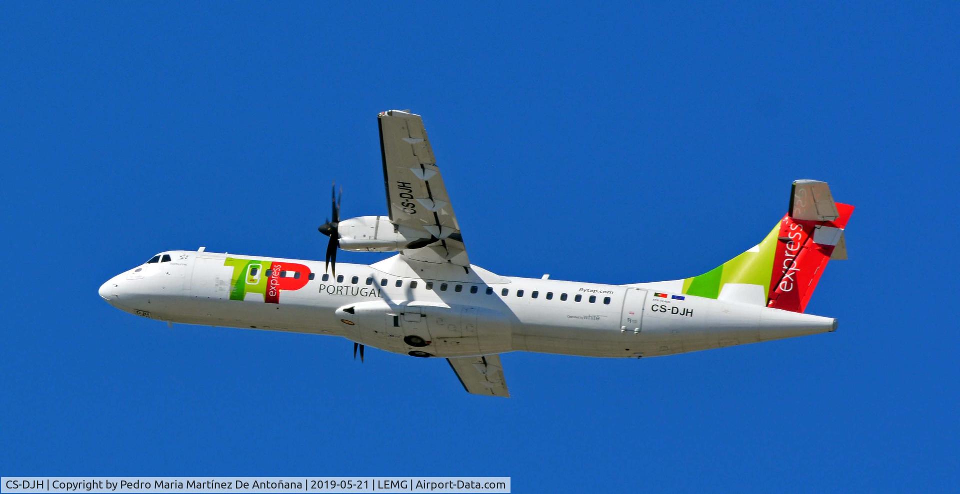 CS-DJH, 2016 ATR 72-600 (72-212A) C/N 1323, Aeropuerto de Málaga - Spain