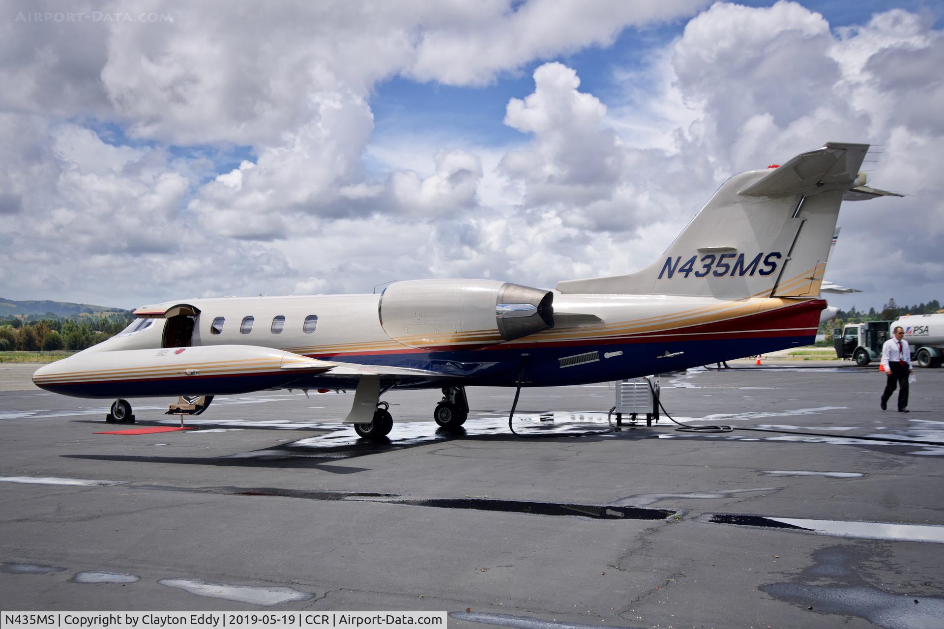 N435MS, 1978 Gates Learjet 35 C/N 054, Buchanan Field Concord California 2019.