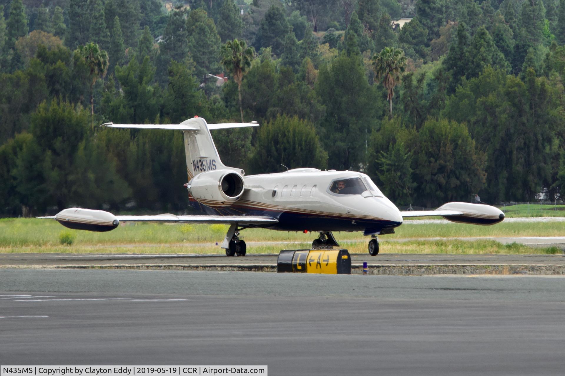 N435MS, 1978 Gates Learjet 35 C/N 054, Buchanan Field Concord California 2019.