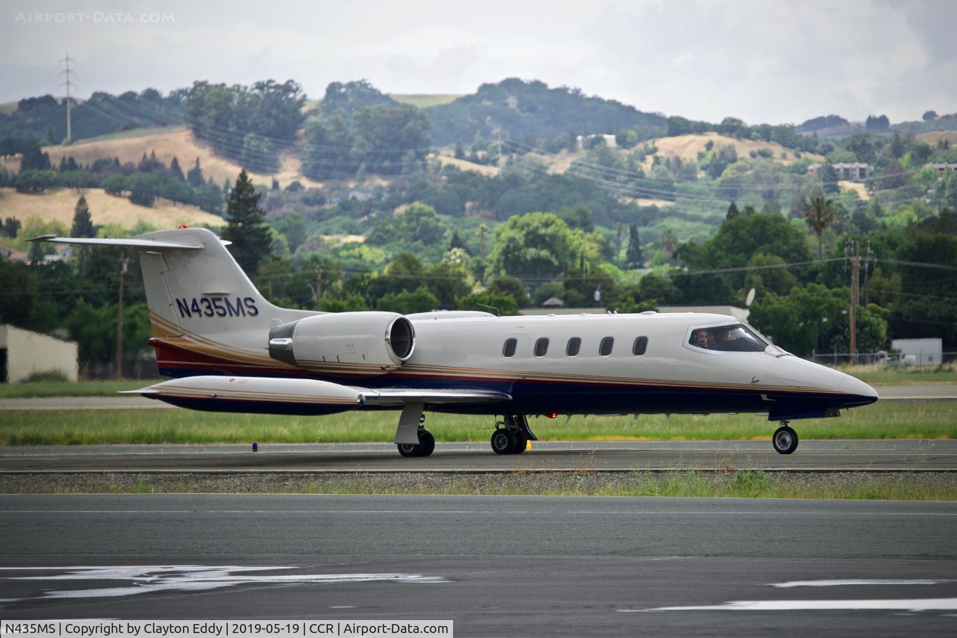N435MS, 1978 Gates Learjet 35 C/N 054, Buchanan Field Concord California 2019.