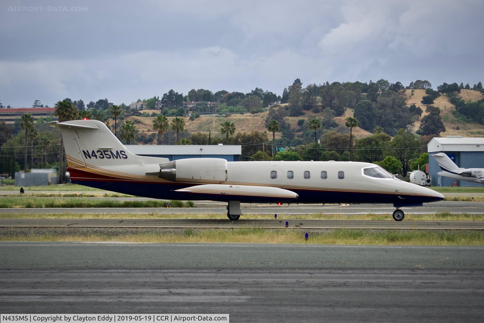 N435MS, 1978 Gates Learjet 35 C/N 054, Buchanan Field Concord California 2019.