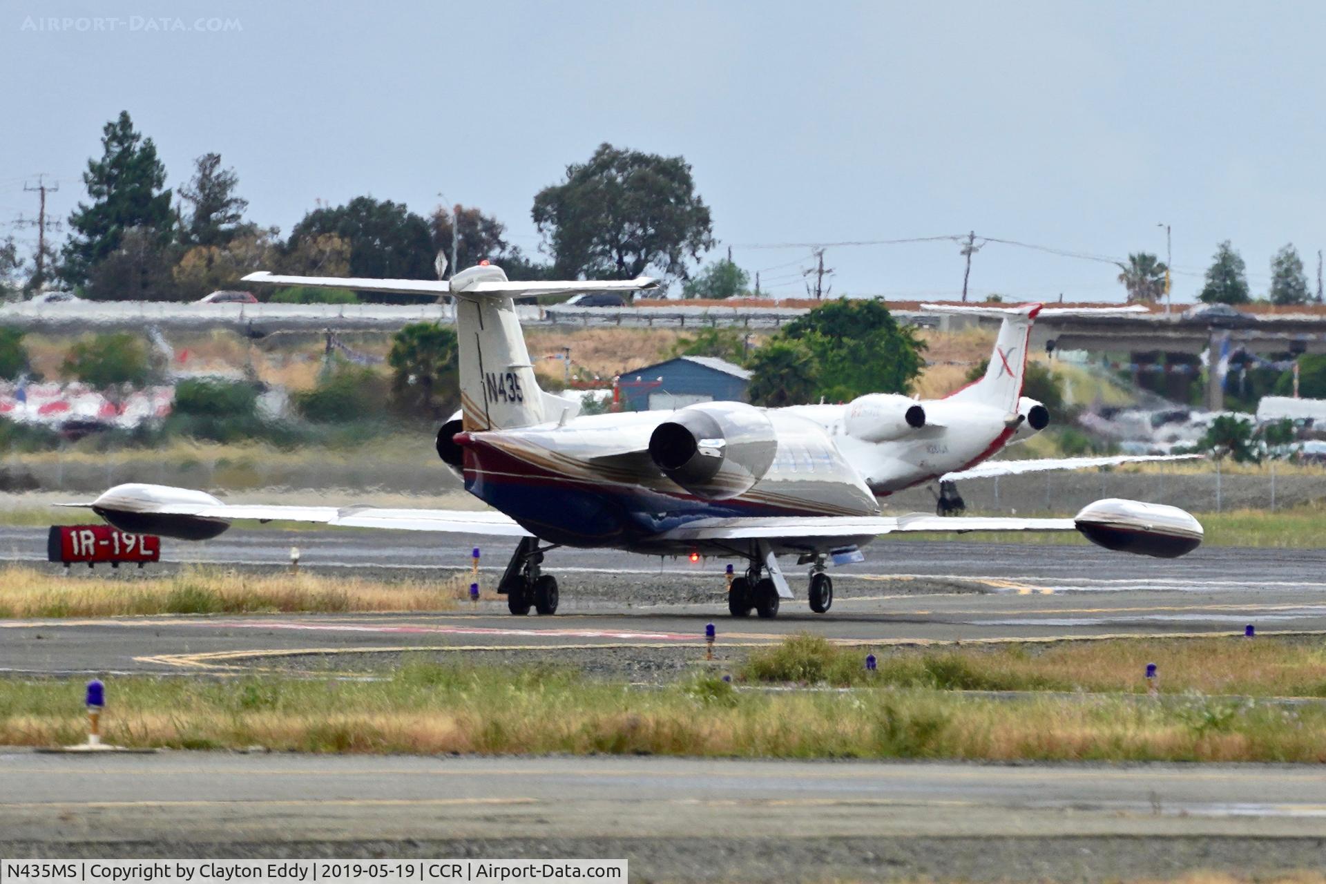 N435MS, 1978 Gates Learjet 35 C/N 054, Buchanan Field Concord California 2019.