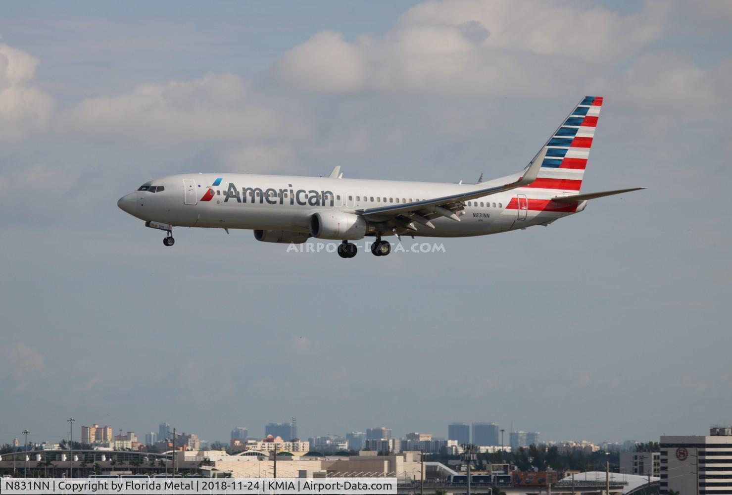 N831NN, 2010 Boeing 737-823 C/N 33211, American 737-823