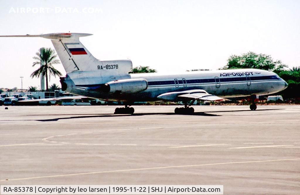 RA-85378, 1979 Tupolev Tu-154B-2 C/N 79A378, Sharjah  22.11.1995