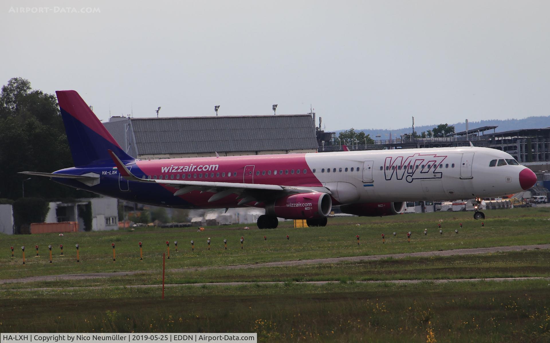 HA-LXH, 2016 Airbus A321-231 C/N 7217, WizzAir A320 in EDDN