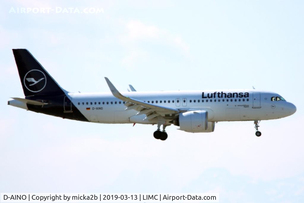 D-AINO, 2018 Airbus A320-271N C/N 8559, Landing