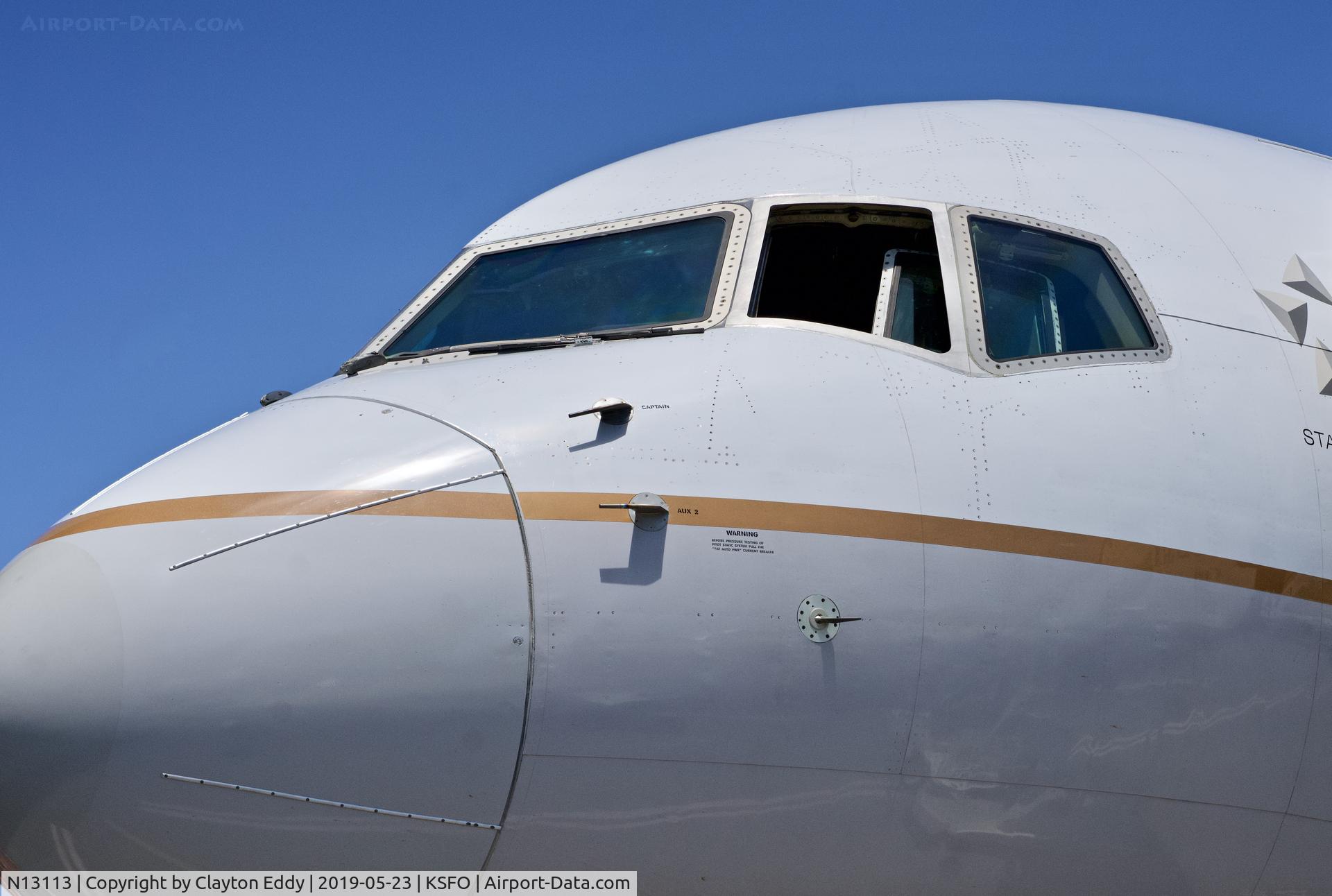N13113, 1995 Boeing 757-224 C/N 27555, SFO 2019.