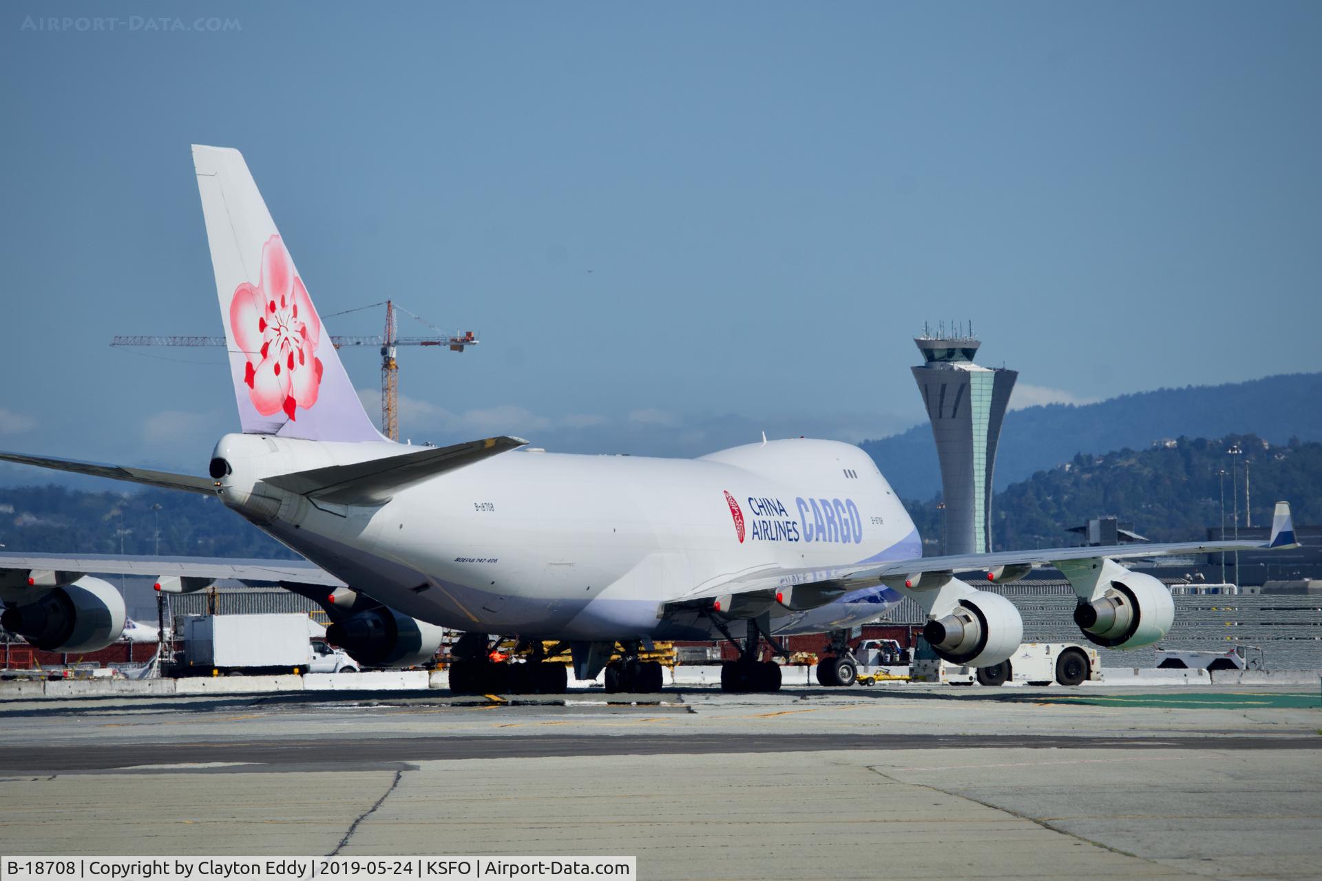 B-18708, 2001 Boeing 747-409F/SCD C/N 30765, SFO 2019.
