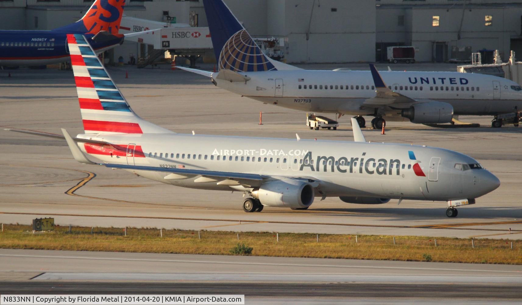 N833NN, 2010 Boeing 737-823 C/N 31093, American 737-823