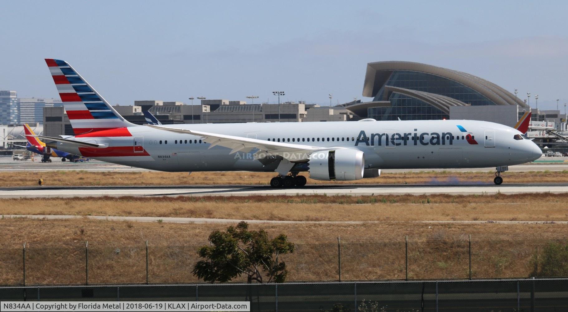 N834AA, 2018 Boeing 787-9 Dreamliner Dreamliner C/N 40653, American