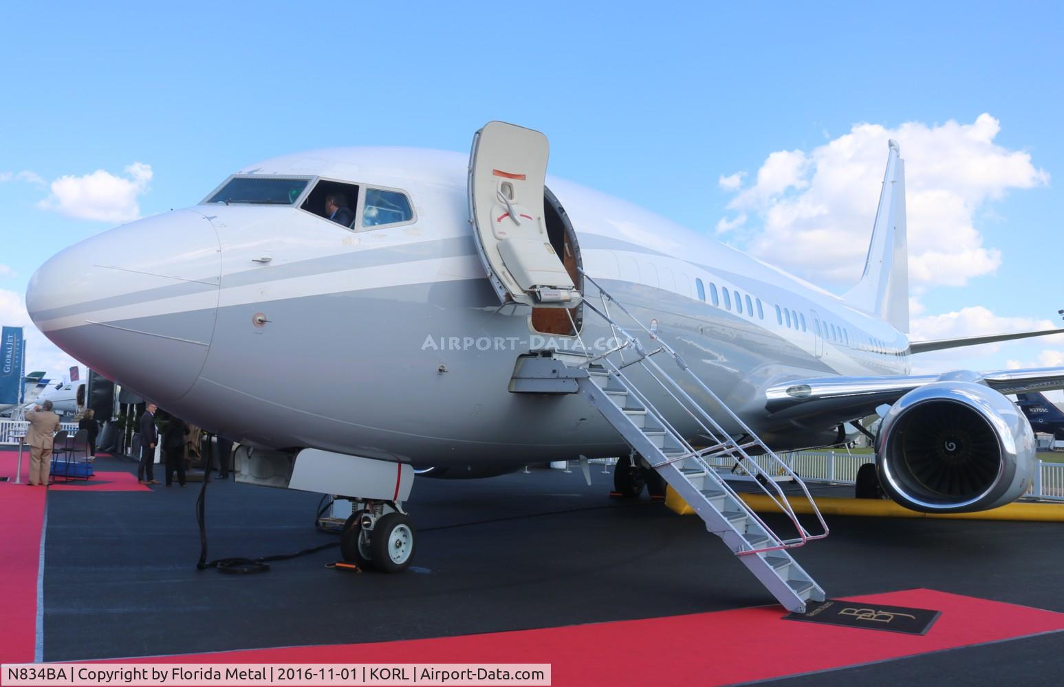 N834BA, 1999 Boeing 737-73Q C/N 29102, Boeing BBJ