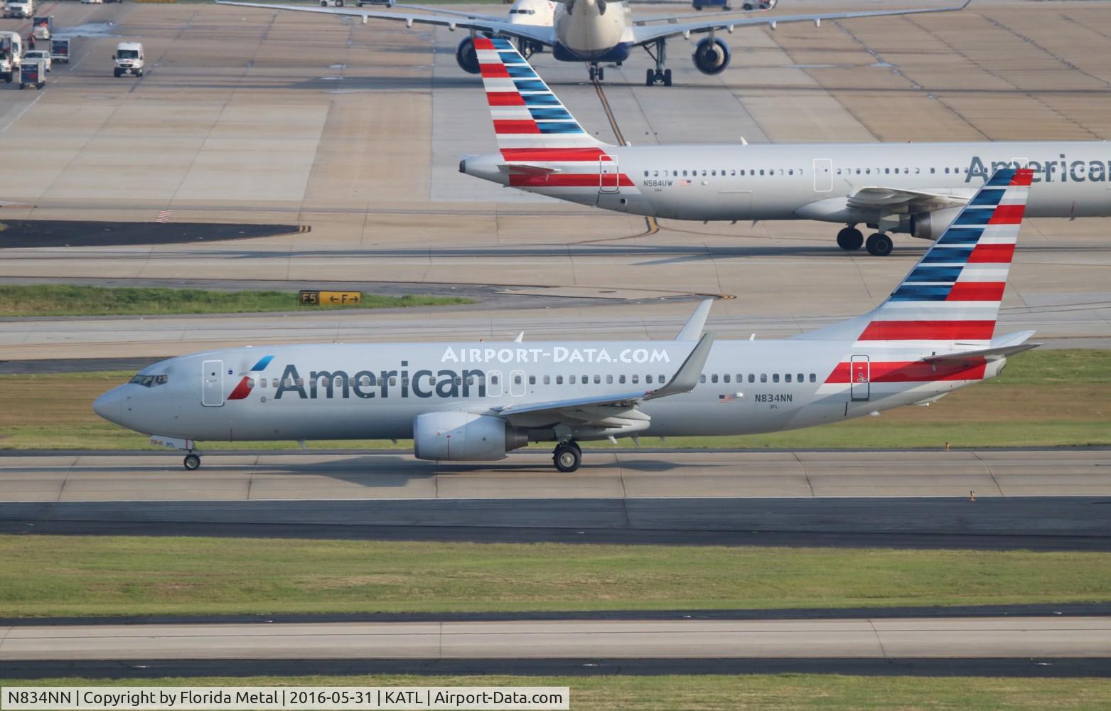 N834NN, 2010 Boeing 737-823 C/N 29576, American 737-823