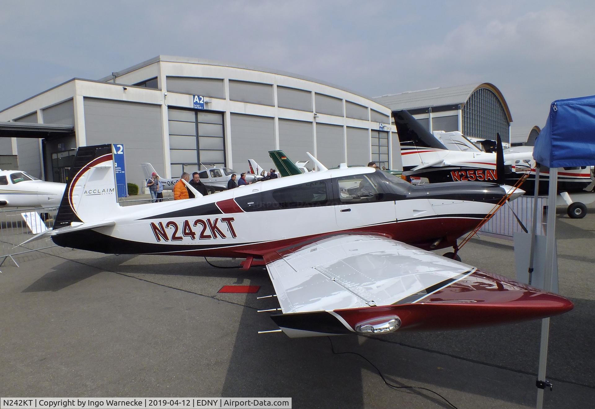 N242KT, 2018 Mooney M20V C/N 33-0006, Mooney M20V Acclaim Ultra at the AERO 2019, Friedrichshafen