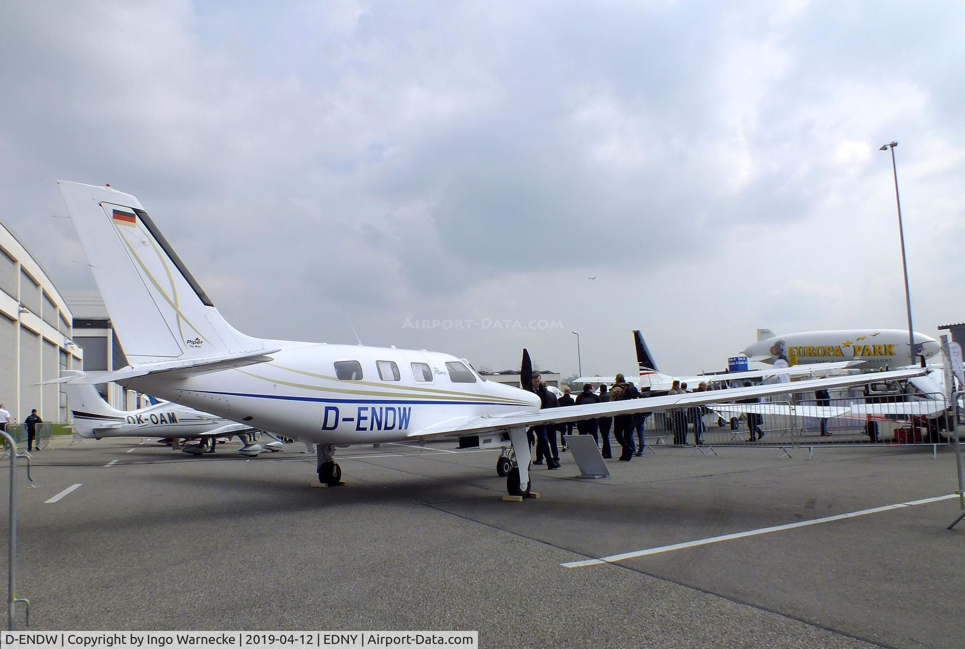 D-ENDW, Piper PA-46R-350T Malibu Matrix C/N 4692125, Piper PA-46R-350T Malibu Matrix at the AERO 2019, Friedrichshafen
